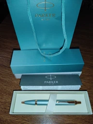 Ручка кулькова Parker IM Rituals Turquoise Green GT BP + Пакет Parker Rituals