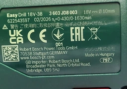 Шурупокрут-дриль акумуляторний EasyImpact 18V-40 18В Bosch (teh0025165) фото від покупців 4