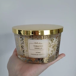 Свеча ароматизированная Pepco Home Tobacco Vanilla (табак и ваниль), 1 кг