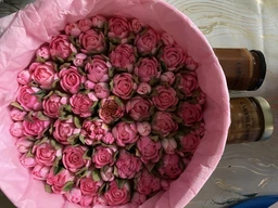 Зефірні квіти тюльпани в подарунковій коробці 30см honeycake