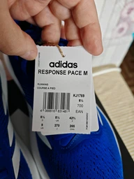Мужские кроссовки для бега Adidas Response Pace M KJ1769 40.5 (7UK) 25.5 см Lucid Blue (4068816832020) фото от покупателей 7