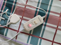 Электропростынь с подогревом 120х160 полуторная Electric Blanket, Турция, 80 Ватт, в клеточку