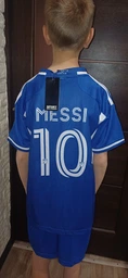 Форма футбольна дитяча Lion SPORT Messi (Мессі) 10 Інтер Майамі (Inter Miami) 2024, 24-135-140, синя фото від покупців 1