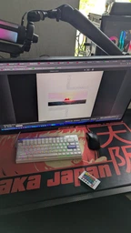 Ігрова Магнітна клавіатура AULA HERO 84 HE White-Purple