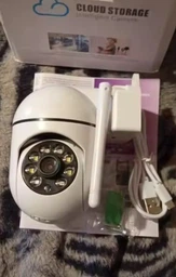 Поворотная IP камера QC011 беспроводная WiFi для видеонаблюдения со звуком и ночным видением фото от покупателей 7