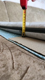 Тонкий матрац-топер Smart Mattresses Linen Massage полуторний 120x200 см фото від покупців 3