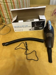 Пылесос автомобильный беспроводной с насадками 50Вт Vacuum Cleaner, аккумуляторный ручной мини-пылесос с USB зарядкой для уборки машины, дома, клавиатуры, труднодоступных мест, Черный, VA-30