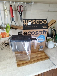 Фильтр-кувшин Ecosoft Slim Graphite 3.5 л + 2 картриджа (4820056809121) фото от покупателей 2
