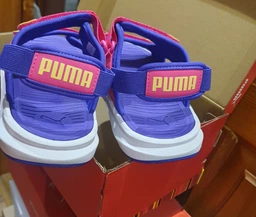 Подростковые спортивные сандалии для девочки Puma Evolve 39044916 38 Team Violet-Pink-Almost Apricot (4067983789090) фото от покупателей 1