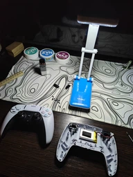 Геймпад Hoco GA1 Phoenix PS4/PS5 wireless бездротовий ігровий контролер V4.2/800 мАч/8h/RGB-підсвічування для ПК-ігор Білий