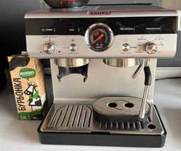 Кофеварка рожковая Krups Precision+ XP804T10 фото от покупателей 2