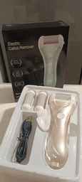 Пемза пилка для ног и пяток роликовая аккумуляторная Callus Remover 3W электрическая для шлифовки электропемза для педикюра USB желтая