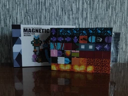 Магнитный конструктор майнкрафт магнитные блоки в стиле Minecraft для детей 100 деталей детский набор развивающий STEM игрушка для развития моторики логики творчества строительства совместимый блочный обучающий креативный строительный + салфетка в наборе фото от покупателей 2