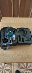 Лазерный уровень нивелир Laser Level 4D 2 аккумулятора 16 линий зеленый луч в сумке синий фото от покупателей 1