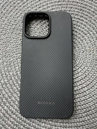 Чохол протиударний Pitaka Military-Grade Protective Case MagSafe для iPhone 16 Pro Max 600D Black/Grey (KI1601PMPA)