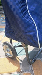 Господарська сумка тачка на колесах Кравчучка сумка-візок до 50 кг Візерунок (Bag1903001)