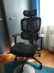 Кресло компьютерное офисное эргономичное OfficePro OC680B Black