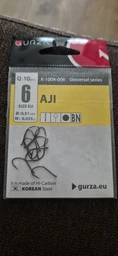 Гачки Gurza AJI Ring BN # 6 10 шт. (K-1004-006) фото від покупців 2