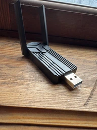 Wi-Fi адаптер 2.4/5 ГГц сетевая карта беспроводной Wi Fi адаптер сетевой модуль USB 3.0 двухдиапазонный WiFi ресивер 2.4G/5G Kayfovo WA-AX-1800M-1 фото от покупателей 1