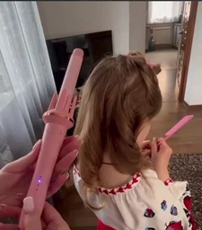 Автоматическая плойка для локонов Hair Curler, электрический стайлер для завивки волос с автоматическим вращением, 4 температурных режима (150°, 170°, 190°, 210°), стайлер для создания локонов, розовый, LY-884-Pink
