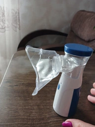 Портативный ультразвуковой ингалятор небулайзер Mesh Nebulizer для детей и взрослых, ручной для дыхательной терапии фото от покупателей 3