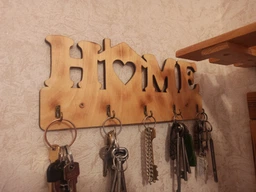 Ключница HOME с сердечком фото от покупателей 1