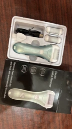 Пемза пилка для ног и пяток роликовая аккумуляторная Callus Remover 3W электрическая для шлифовки электропемза для педикюра USB зеленая фото от покупателей 1