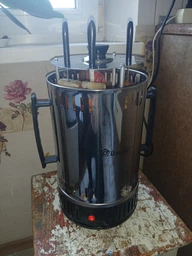 Электрошашлычница Domotec BBQ 1000W Silver (3_00231)