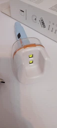 Профессиональный беспроводной фрезер для маникюра и педикюра Nail Machine 8809 машинка для маникюра и педикюра и УФ лампа + подарок 12 насадок, белый фото от покупателей 13