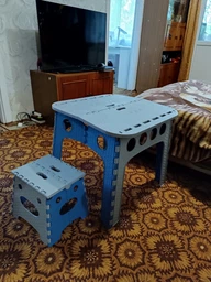 Стул складной Stark 26 см Серо-голубой (530023001) фото от покупателей 1