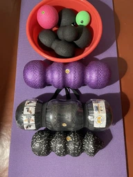 Масажний валик (роллер, ролик) Rollga HARD Foam Roller 460x150 мм Orange Sunrise (США)
