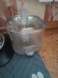 Автопоїлка для котів і собак бездротова з датчиком руху поїлка автономна Wireless Smart Water Dispenser WF190 аккумуляторний питний фонтан з фільтром 2.0 Л фото від покупців 6