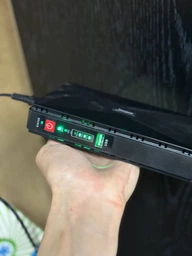 Бесперебойник mini dc ups powerbank для wi fi роутера упс модема ip камеры led освещения Andowl ибп юпс резервный аккумуляторный 10000mah источник бесперебойного питания интернет кабель дс 5v 9v 12v + usb 5v фото от покупателей 2