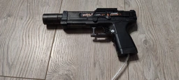 Водяной пистолет Ice Rat water gun с LED-подсветкой электрический автоматический с большим магазином 500 мл черный фото от покупателей 1