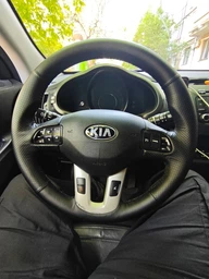 Чехол на руль Kia Sportage 2012-2016 (кожа/перфорация) №35