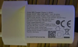Зарядний пристрій Anker 511 Super Fast Charging Nano III 30W Black (A2147)