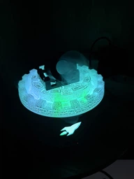Зволожувач повітря гармата Аромадифузор з LED-підсвіткою й таймером Нічник для дому Білий TC фото від покупців 1