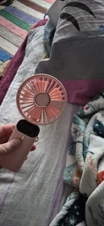 Портативный вентилятор ручной с дисплеем Led Digital Display Fan N15 Black фото от покупателей 4