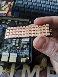 Радіатор для SSD AMPCOM NVMe Heatsink / Pure Copper