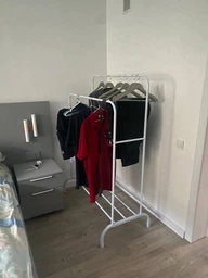 Двойная стойка вешалка для одежды и обуви Smart Loft Master Rack стальная с полкой Black фото от покупателей 15