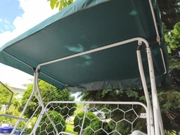 Тент (дах) для гойдалки eGarden 150х210 темно-сірий фото від покупців 1