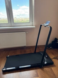 Беговая дорожка складная Black для дома до 150 кг, с пультом управления 8 км/ч, тихая компактная электрическая с пультом 3.0 HP