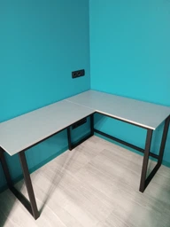 Стіл офісний/комп’ютерний каркас кутовий металевий в стилі Лофт StepLoft Comp-table-130