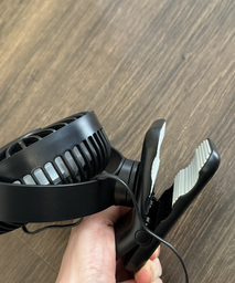 Универсальный вентилятор з зажимом Topk с вращением на 360° Black фото от покупателей 1