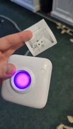 Портативний міні принтер термопринтер Mini printer Pink +2 вида паперу ( звичайний, самоклеючий,кольоровий)