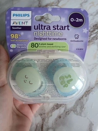 Пустышки Philips AVENT Ultra Start 0+ месяцев 2 шт (SCF075/18) фото от покупателей 13