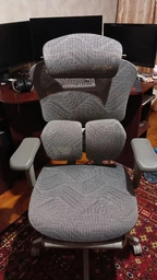 Офисное кресло OfficePro Elite OC950GLB Gray/Light Blue фото от покупателей 5