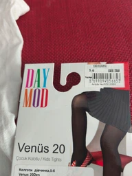 Колготи однотонні для дівчинки Day Mod Venus 20Den 9-10 років Білий фото від покупців 1