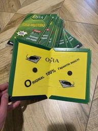 Клейова пастка мишоловка для гризунів книжка31х21 см велика Oy1A