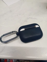 Силиконовый футляр с карабином для наушников AirPods Pro Lilac фото от покупателей 1